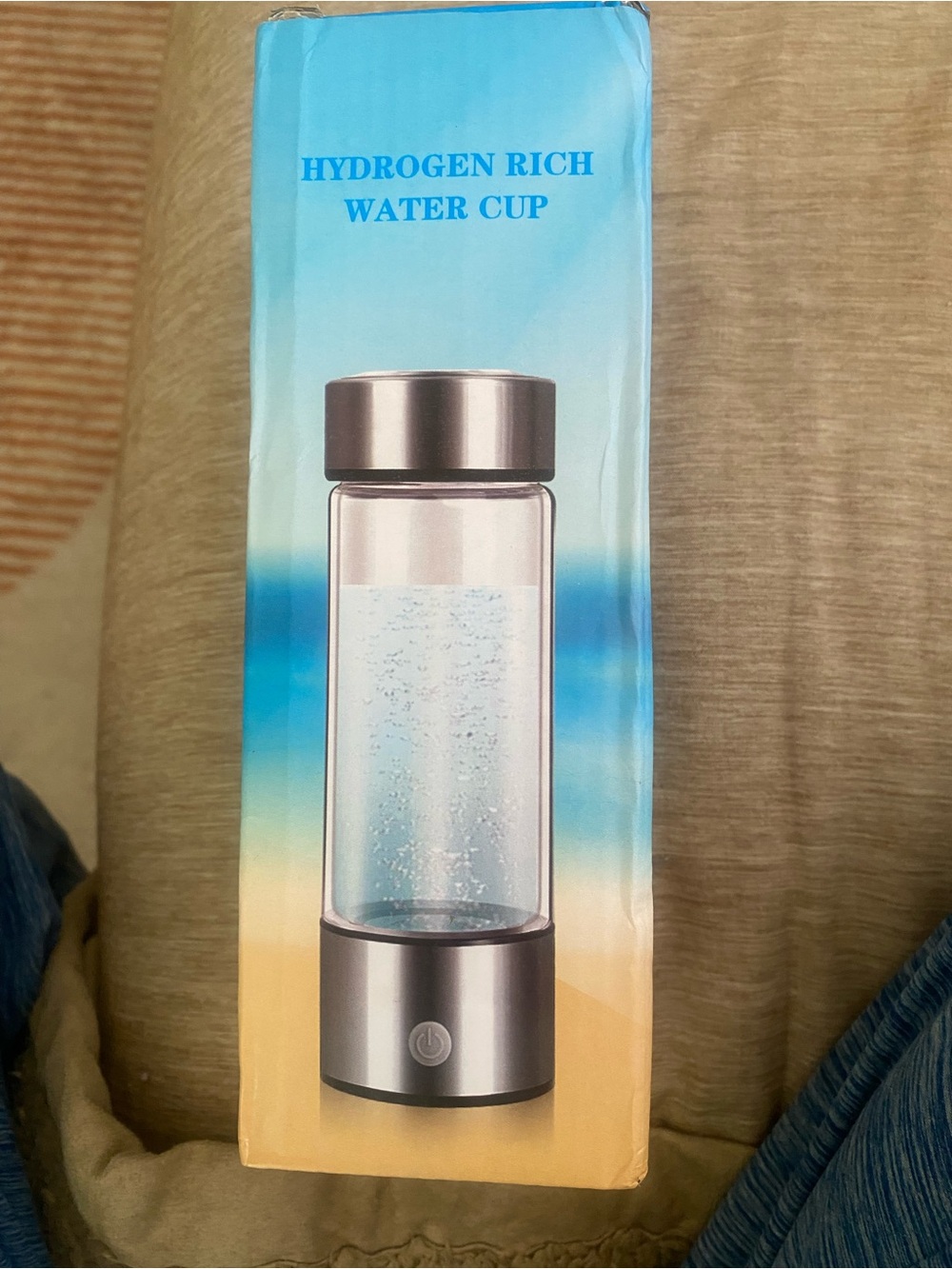 Brand New Hydrogen Rich Water Cup / Portable Generator Bottle - Silver